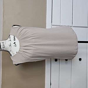 Andrew Marc New York, Sleeveless Blouse, Stylish Design, large, beige